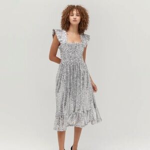 Hill House- Silver Sequin Ellie Dress